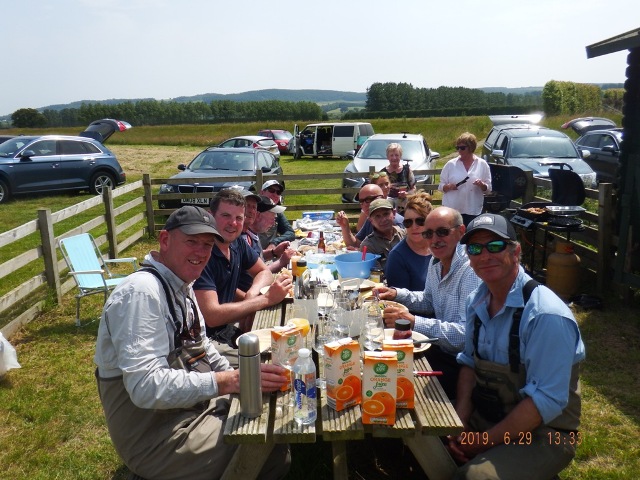 A fine lunch on the river Tyne with good friends